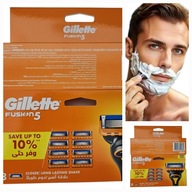 16 x Gillette FUSION5 kazety s náhradnými čepeľami (2 x 8 ks)