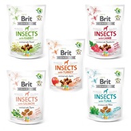 Brit Crunchy Insect Insekty MIX pochúťka 5x 200g