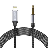 ADAPTÉROVÝ KÁBEL AUX jack 3,5MM / BLESK - AUDIO