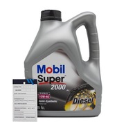 MOBIL SUPER 2000 X1 OLEJ 10W-40 4L DIESEL