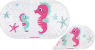 CANPOL Protišmyková podložka SEA HORSE PINK 80/002