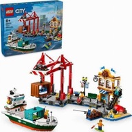 LEGO City 60422 Námorný prístav s nákladnou loďou