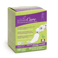 Extra dlhé nočné hygienické vložky Masmi Silver Care z organickej bavlny, 8 ks