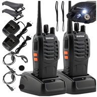 26x SLÚCHADLÁ WALKIE TALKIE PMR + BAOFENG BF-888S