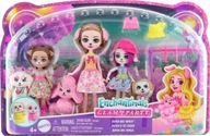 ENCHANTIMALS GLAM PARTY DOG FAMILY DOLL set s bábikou Dwyla Dog