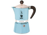 Kávovar BIALETTI Rainbow 3 TZ Svetlomodrý