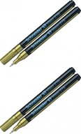 Olejové popisovače Schneider 278 okrúhle 0,8 mm zlaté x 2 ks