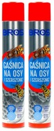 2x HASIACI PRÍSTROJ SPREJ NA VOSY A SARŠE 600ml