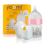 YOOMI BOTTLE ružová s OHRIEVAČOM, kapsula 140ml