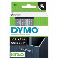 DYMO D1 45020 páska 12mm číra/biela originál