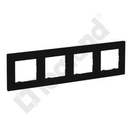 Legrand Niloe Step Fourfold Black Frame