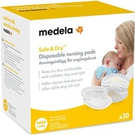 Jednorazové prsné vložky MEDELA Safe&Dry 30