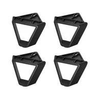 SET 4X Nábytkové nohy na rozkladaciu pohovku BLACK MAT loft 10cm H100