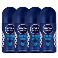 NIVEA Men Antiperspirant Fresh Roll-on 4*50ml