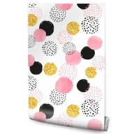 Tapeta pre mládež Farebné DOTS Polka Dots Decor