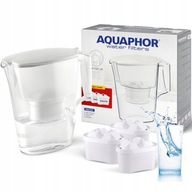 Filtračná kanvica Aquaphor Time + 3 kartuše, BIELA