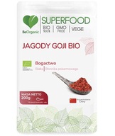 BEORGANIC Natural GOJI BERRIES BIO 200G