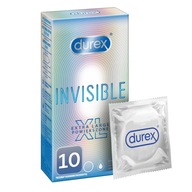 DUREX INVISIBLE XL kondómy, zväčšené, 10 ks