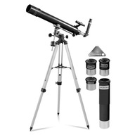 ASTRONOMICKÝ TELESKOP REFRAKTOR OBJEM 80mm 225x