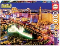 Educa Puzzle 1000 Las Vegas žiarivka