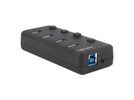 Natec Mantis 2 hub 4 USB 3.0 porty s prepínačom