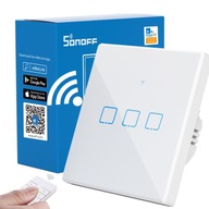 LED WIFI RF DOTYKOVÝ SPÍNAČ SVETLA Biely SONOFF