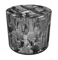 Pouffe s panorámou mesta - New York