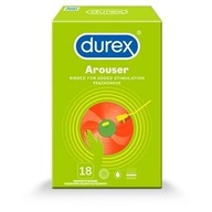 DUREX AROUSER rebrované kondómy 18 kusov