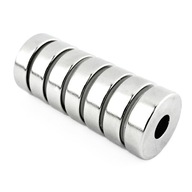 NEODYMOVÝ PRSTEŇOVÝ MAGNET 17x6x5 - 7 KS