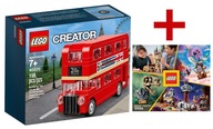 Kocky LEGO Creator London Bus 40220 - darček pre automobilového fanúšika