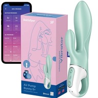 Satisfyer Nafukovací vibrátor zajačika, USB