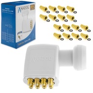 Octo prevodník ANADOL + 16x PLUG F GOLD TESNENIE