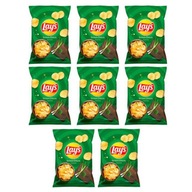 Balenie 8 LAYS lupienkov zelenej cibule 40g