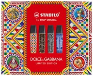 Zvýrazňovač Stabilo Boss x Dolce&Gabbana v luxusnom balení 4 ks