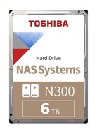 Pevný disk Toshiba N300 HDWG460UZSVA 3,5' 6TB SATA 7200