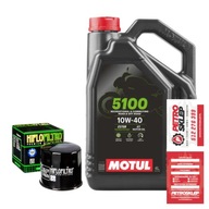 MOTUL 5100 MA2 4T 10W40 4L + HIFLO FILTER