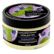 ENERGIA VITAMÍNOV Čučoriedkový telový peeling Mojito soľ 250ml