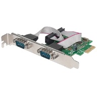 Radič kariet PCI-E 2x RS-232 COM Serial 152082