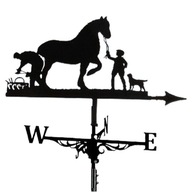 Weathervane plotový kôň