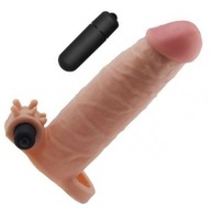 Vibrátor Penis Sleeve + 5CM CLITORAL STIM