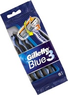 Holiaci strojček Gillette BLUE 3 8 kusov /vrecko/