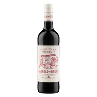 Barrels & Drums Merlot nealkoholické víno 750ml