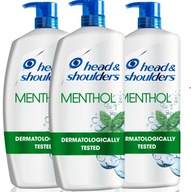 Head & Shoulders Mentolový šampón na vlasy 3 x 900 ml