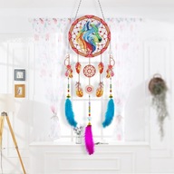 Diamantová výšivka - Diamond Painting - Dream Catcher - vlk