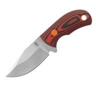 Womsi Fox bushcraft nôž čierno-červený micarta 14C28N kydex