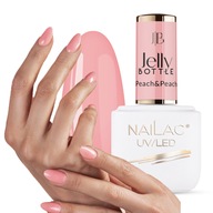 NaiLac Jelly Bottle Peach&Peach 2v1 báza a gél