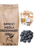 10 kg grilovacie brikety + podpaľovanie drevitej vlny + dlhé zápalky