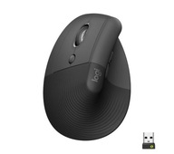 Vertikálna grafitová ergonomická myš Logitech Lift L