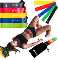 5 GUMA MINIBAND FITNESS RESISTANCE TAPE