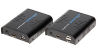 ROZŠÍROVAČ VYSIELAČA HDMI HDMI+USB-EX-100